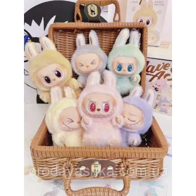 М'яка іграшка Лабубу Монстри 15см Pop Mart Labubu Art The Monsters плюшевий брелок-сюрприз на рюкзак