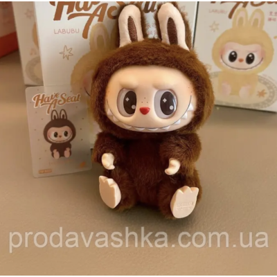 М'яка підвісна іграшка Лабубу Монстри 15см Pop Mart Labubu Art The Monsters плюшевий брелок-сюрприз на рюкзак