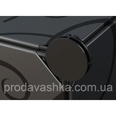 Пластикова шафа для одягу та взуття на 2 секції Чорна органайзер