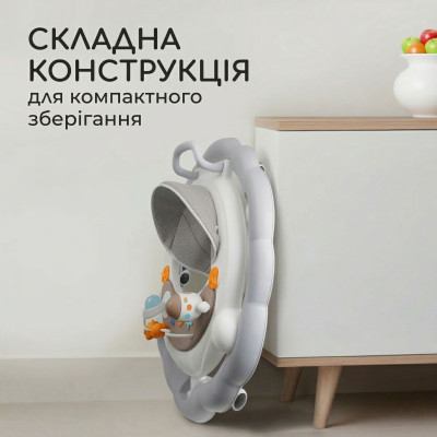 Дитячі ходунки з музичною ігровою панеллю столиком для дітей 7-18 місяців регулювання висоти на коліщатках