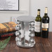 Кухонна спецівниця на 16 відсіків Spice carousel Набір для спецій обертається скляні банки на металевій підставці