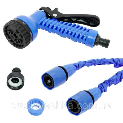 Поливальний шланг 45м розтягується та збільшується гнучкий еластичний шланг, що подовжується, гармошка для поливу саду і городу з розпилювачем Поливальний шланг 45м розтягується та збільшується гнучкий еластичний шланг, що подовжується, гармошка для поливу саду і городу з розпилювачем