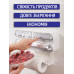 Кухонний тримач органайзер 3 в 1 харчової фольги плівки паперових рушників пергаменту настінний диспенсер різак для зберігання рулонів Кухонний тримач органайзер 3 в 1 харчової фольги плівки паперових рушників пергаменту настінний диспенсер різак для зберігання рулонів