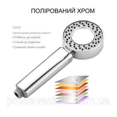 Насадка для душу 3 режими подачі води двостороння душова лійка з розпилювачем шампуню для ванної з масажним ефектом Насадка для душу 3 режими подачі води двостороння душова лійка з розпилювачем шампуню для ванної з масажним ефектом