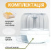 Круглий диспенсер для сипучих продуктів 6 л секцій дозатор круп органайзер з кнопкою ємність обертання 360 для кухні Круглий диспенсер для сипучих продуктів 6 л секцій дозатор круп органайзер з кнопкою ємність обертання 360 для кухні