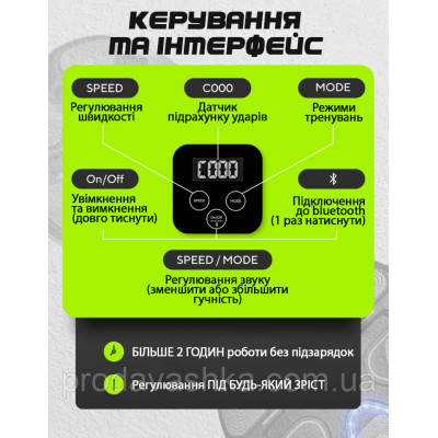 Настінна музична боксерська мішень 38см з блютуз інтерактивний тренажер для боксу груша дорослим та дітям з рукавичками для відпрацювання ударів