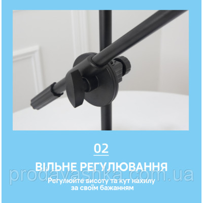 Набір початківця блогера комплект 4 в 1 штатив кільцева LED лампа тримач для телефону та мікрофона селфі відео Набір початківця блогера комплект 4 в 1 штатив кільцева LED лампа тримач для телефону та мікрофона селфі відео