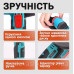 Акумуляторна міні болгарка УШМ 2 АКБ 12V і два абразивні диски Кутова шліфувальна машина турбінка електрична в кейсі