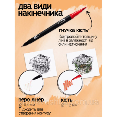 Дитячий набір акварельних маркерів для малювання 100шт художні двосторонні в сумці на водній основі для творчості