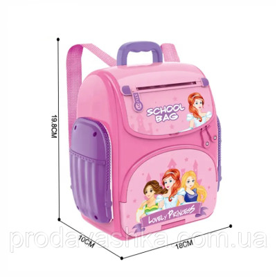 Дитяча електронна скарбничка сейф-рюкзак Принцеси з кодовим замком вібдитком пальця купюроприймач для паперових грошей монет Рожева Дитяча електронна скарбничка сейф-рюкзак Принцеси з кодовим замком вібдитком пальця купюроприймач для паперових грошей монет Рожева