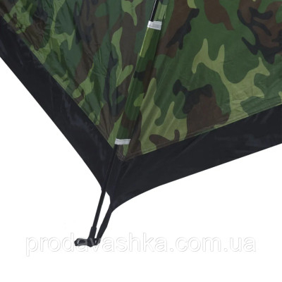 Туристичний камуфляжний 6-ти місний намет 230х230 см для відпочинку каркасний автоматичний на шість осіб