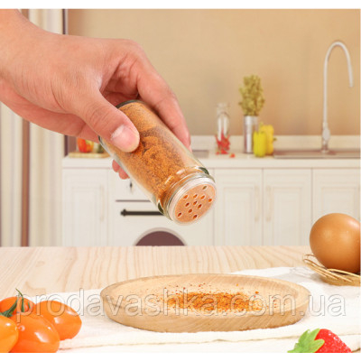 Набір для спецій 16 скляних банок на металевій підставці кухонна спецівниця квадратний органайзер