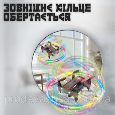 Дитячий трюковий дрон на радіокеруванні BK2 квадрокоптер з RGB світлодіодним підсвічуванням поворотом та зависанням Дитячий трюковий дрон на радіокеруванні BK2 квадрокоптер з RGB світлодіодним підсвічуванням поворотом та зависанням